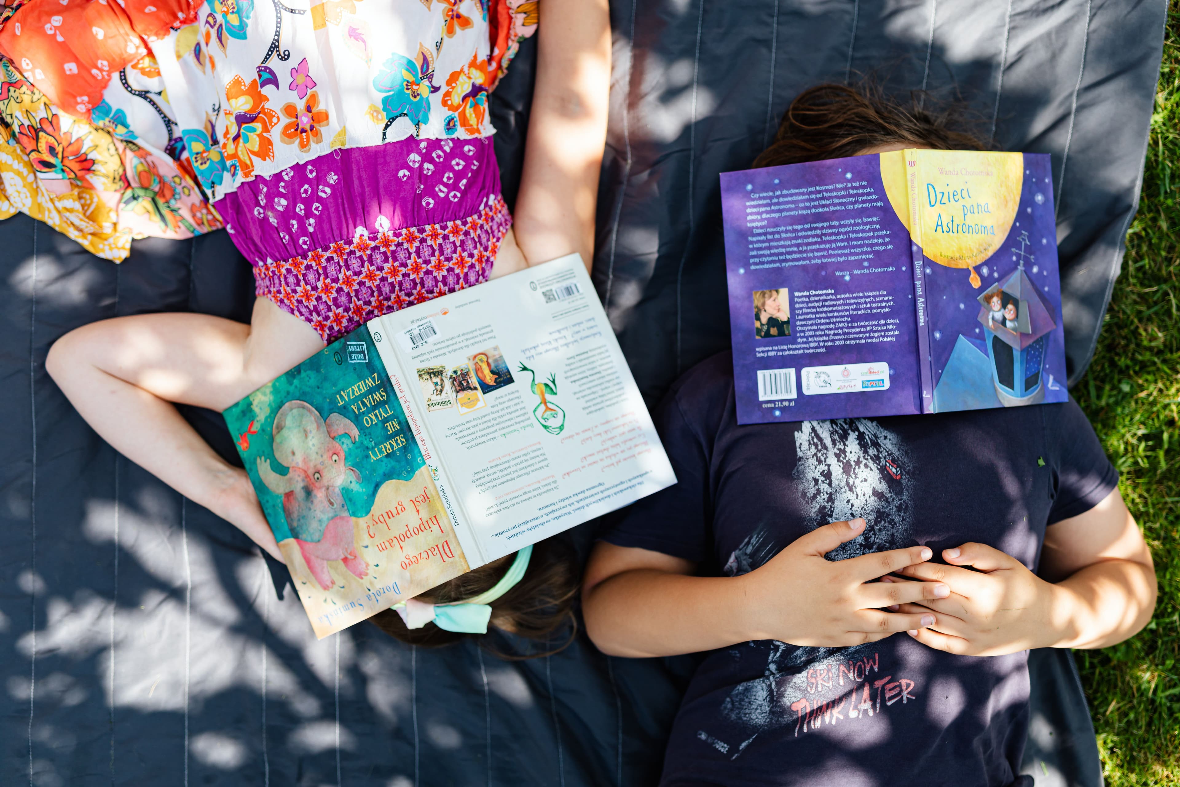 Children enjoying reading and learning