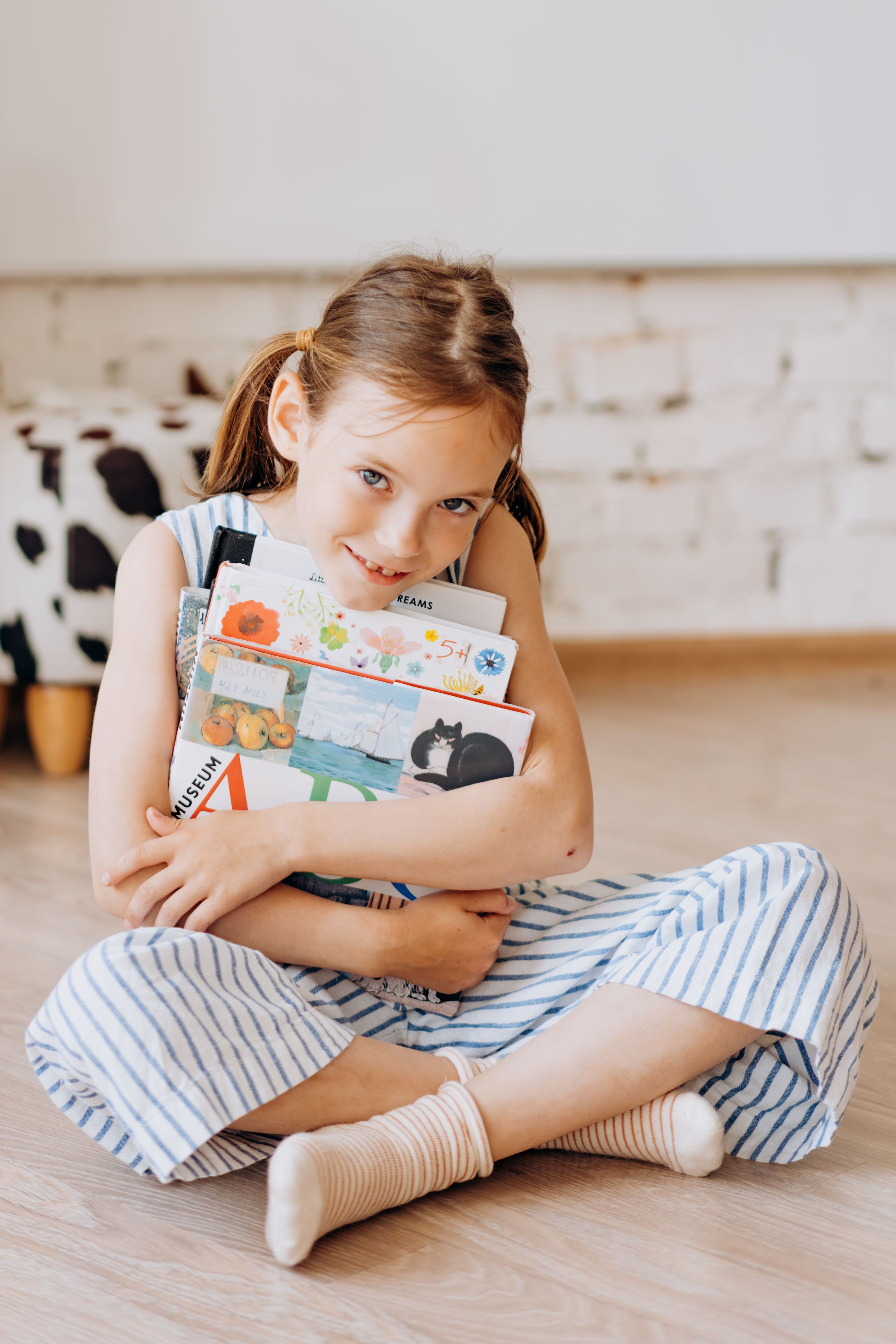Child who loves learning — a Learning Steps student